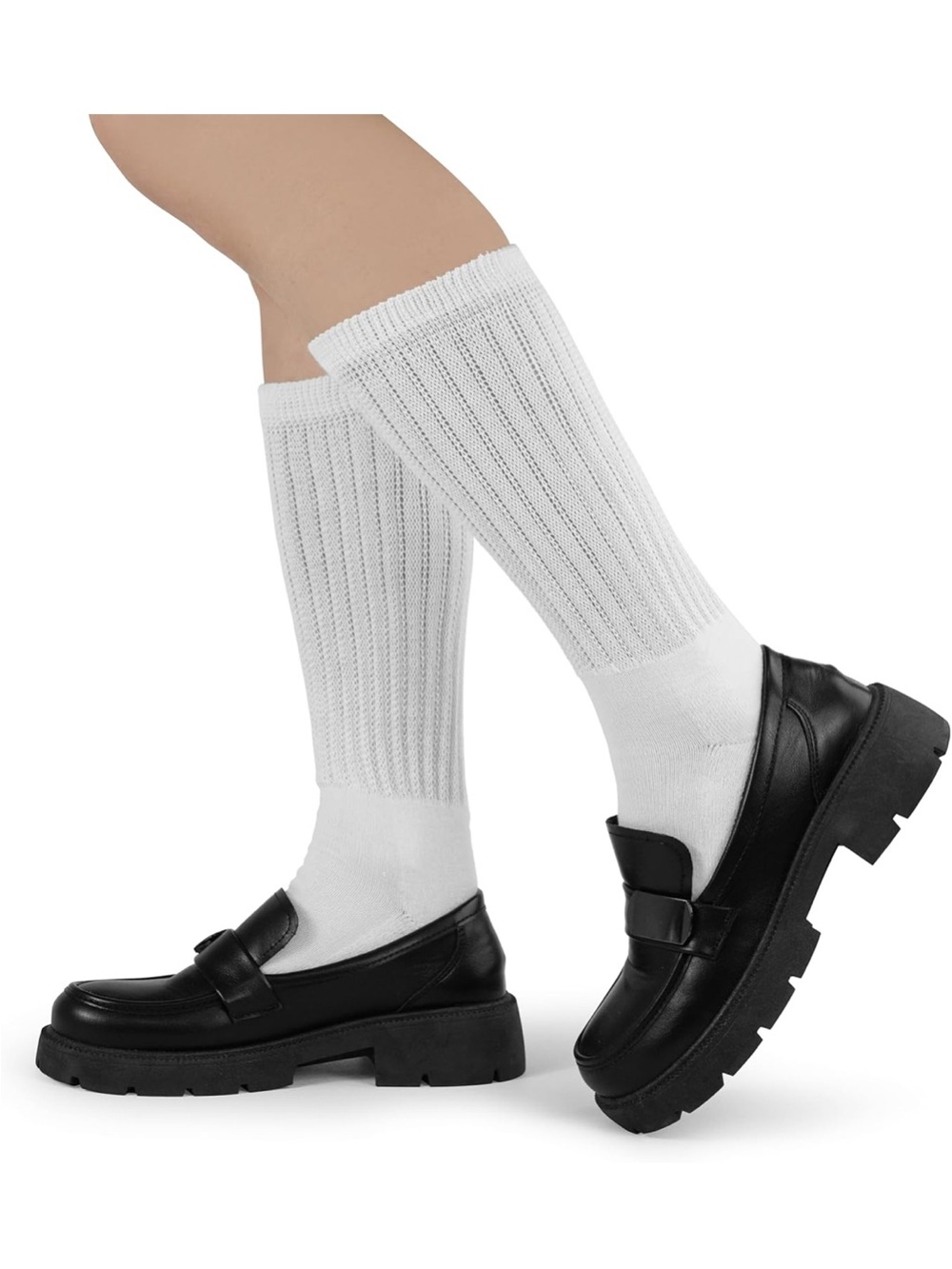 NWT new in bag retro tall scrunch socks for layering - Picture 2 of 5